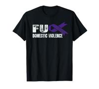 Domestic Violence Awareness Support Retro Domestic Violence T-Shirt