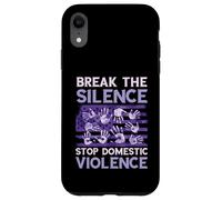 Domestic Violence Awareness USA America Break The Silence Case for iPhone XR
