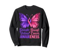 Domestic Violence & Breast Cancer Awareness Month Support Sweatshirt