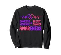 Domestic Violence Breast Cancer Awareness Month supporters Sweatshirt