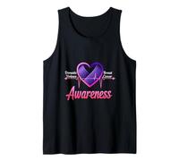 Domestic Violence & Breast Cancer Awareness Month Warrior Tank Top