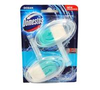 Domestos 3 in 1 Ocean Rim Block Toilet Cleaner 2 Pack