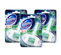 Domestos 3x Pine 3 in 1 Rim Block 40g Toilet Cleaner
