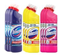 Domestos Bleach Mix Bundle 9pk Toilet & Multi-Surface Cleaner 750ml