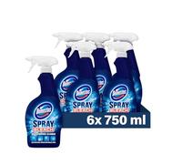 Domestos Bleach Trigger Spray 6x 700ml | Multi-Surface Disinfectant Spray for Kitchen, Bathroom & Household Cleaning Kills 99.99% of Germs & FabFinds Disposable Gloves