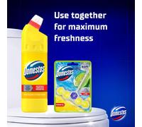 Domestos Citrus Fresh Thick Bleach disinfectant that eliminates 99.99% of bacter
