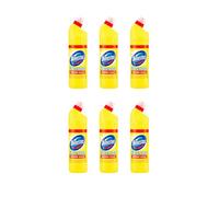 Domestos Extended Germ-Kill Citrus Fresh Bleach Liquid 750ml Pack of 6