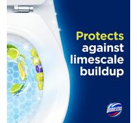 Domestos Power 5 Lime Toilet Rim Blocks toilet freshener with a longla