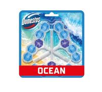 Domestos Power 5 Ocean Toilet Rim Blocks 3X 50 g