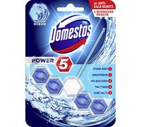 Domestos Power 5 Ocean Toilet Rim Blocks, Pack of 9