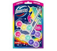 Domestos Power 5 Rim Blocks 2pk Magic Unicorn Long Lasting Freshness Limescale Prevention Powerful Deoderizer Toilet Freshner
