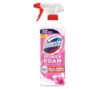 Domestos Power Foam Toilet & Bathroom Cleaner Spray Floral Burst 450ml