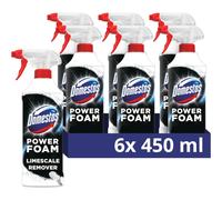 Domestos Power Remover Toilet & Bathroom Cleaner Spray spray that upside down 100% limescale soap removal inside toilet & around bathroom 6x 450 ml