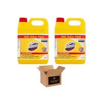 Domestos Thick Bleach Multi Purpose Disinfectant Cleaner | Germ Limescale Removal 3x Longr, Antibacterial Toilet, Bathroom, Kitchen & Drain Cleaner | 750ml (2, Thick Bleach Citrus 5L- Pack 2)