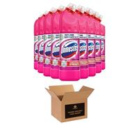 Domestos Thick Bleach Multi Purpose Disinfectant Cleaner | Germ Removal, Prevents Limescale 3x Longer, Antibacterial Toilet Cleaner, Bathroom, Kitchen & Drain Cleaner | 750ml (9, Pink Power)