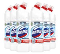 Domestos Thick Bleach White & Sparkle Disinfectant Multi-Purpose Cleaner,6X750Ml