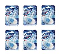 Domestos Toilet Rim Block 3 in 1 Ocean Bathroom Cleaning Limescale Freshen Scent (6 Packs)