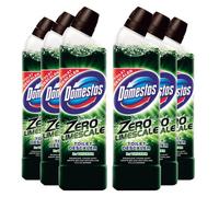 Domestos Zero Limescale Toilet Descaler Removes 100% Limescal 750 Ml, 6 Pack