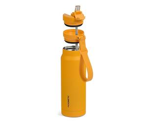 Dometic 34 oz Insulated Sip Bottle, Glow | Stainless Steel Drinkware with Covered Straw Lid, Fits All Dometic 76mm Drinkware, BPA-Free