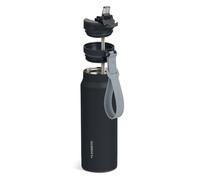 Dometic 34 oz Insulated Sip Bottle, Slate | Stainless Steel Drinkware with Covered Straw Lid, Fits All Dometic 76mm Drinkware, BPA-Free