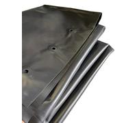 Dometic Dual Fix Draught Skirt Black - Caravan Awning Skirt, Draught Protection, Limpet Fix System Compatible