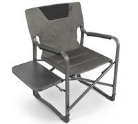 DOMETIC FORTE CHAIR WITH TABLE FOLDING HEAVY DUTY 180kg CAMPING CHAIR ORE GREY