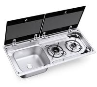 DOMETIC SMEV 9722 HOB LEFT SINK GAZ REGULATOR COLD TAP CAMPERVAN CONVERSION KIT