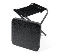 Dometic Stable Firenze Camping Stool & Detachable Table Hard Top Black