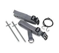 Dometic Storm Tie Down Kit Grey - Heavy Duty Awning Straps for Caravan, Motorhome, and Tent, Kampa Storm Straps, Dometic Awning Accessories
