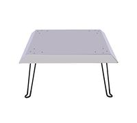 DOMHEDRUN Fire Pit Heat Deflector Cover, 25in Heavy-Duty Stainless Steel Lid with Folding Legs, Multi-Functional as Heater & Protector, for Outdoor Backyard Fire Pits up to 25x25in