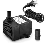 DOMICA 90 GPH Mini Submersible Pump, Small Fountain Pump (5W 350L/H) for water feature, Aquariums, Fish Tank, Tabletop Fountain, Pet Fountain, Indoor or Outdoor Pond Fountain