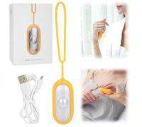 Domigard Sleep Aid Device, Anxiety Relief, Calm Palm Microcurrent Sleep Aid Holding Device, USB Charging Holding Sleep Instrument for Insomnia Relief, Relieve Anxiety and Stress(Yellow)