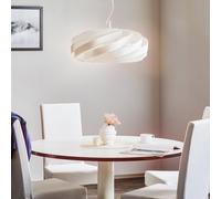 Domiluce Vento pendant light, white, Ø 50 cm, metal, E27