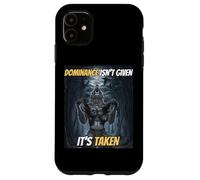 Dominance Isn't Given It's Taken Y2k Alpha Wolf Meme Case for iPhone 11