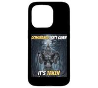 Dominance Isn't Given It's Taken Y2k Alpha Wolf Meme Case for iPhone 15 Pro