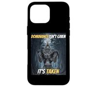 Dominance Isn't Given It's Taken Y2k Alpha Wolf Meme Case for iPhone 16 Pro Max