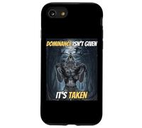 Dominance Isn't Given It's Taken Y2k Alpha Wolf Meme Case for iPhone SE (2020) / 7/8