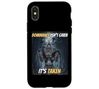 Dominance Isn't Given It's Taken Y2k Alpha Wolf Meme Case for iPhone X/XS