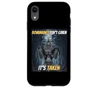 Dominance Isn't Given It's Taken Y2k Alpha Wolf Meme Case for iPhone XR