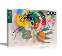 Dominant Curve By Wassily Kandinsky Canvas Pictures Framed Prints Wall Art Home Office Work Artwork 86 x 61cm (34 x 24 inches) A1