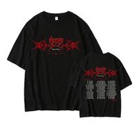 Dominate T-Shirt,2025World Tour Cotton Tshirts Stay Merch for Women Girls Men(Black-3,S)
