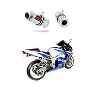 DOMINATOR Exhaust Silencer Muffler GP1 compatible with GSXR 750 K1 - K5 2001-2005