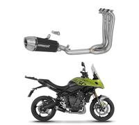 DOMINATOR Full Exhaust System Collector Silencer S3 BLACK Tiger Sport 660 2025-2026