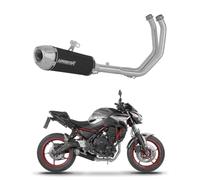 DOMINATOR Full Exhaust System Collector Silencer S3 BLACK Z650 2023-2026