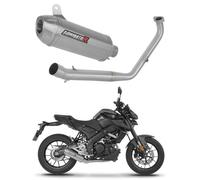 DOMINATOR Full Exhaust System Collector Silencer S3 MT 125 2021-2024