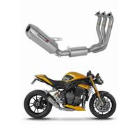 DOMINATOR Full Exhaust System Collector Silencer S3 Speed Triple 1200 RS/RR 2021-2024