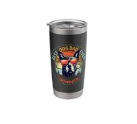 Domingo Best Dog Dad Ever Funny Custom Personalized Name Stainless Steel Insulated Tumbler