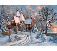 Christmas Cottage by Dominic Davison 1000-Piece Puzzle