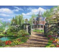 Jigsaw Puzzle Idyllic Country Estate Cardboard 1000 Pieces