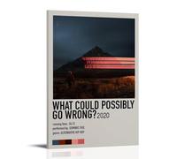 Dominic Fike What Could Possibly Go Wrong Anti Splash Art Posters Living Room And Bedroom Hanging Paintings Suitable for Multiple Scenarios No Need for Punching Easy to Install Suitable for Gifts And